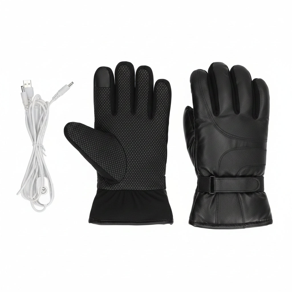 Folanda USB Heated Gloves for Men Women Waterproof Winter